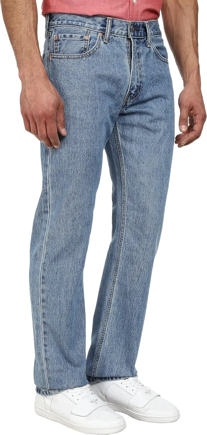 Джинсы Levi's 505 Regular Fit, Light Stonewash — фото 2