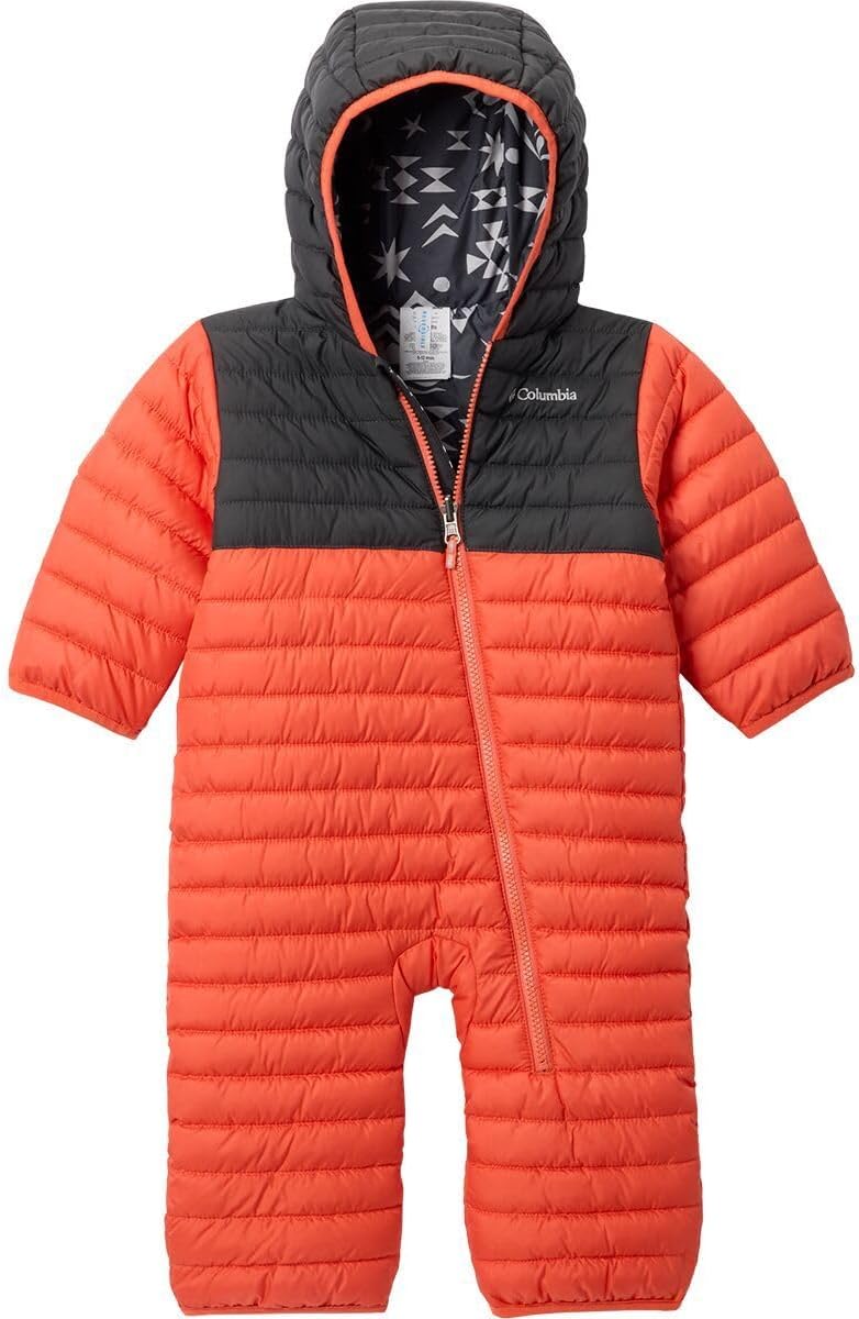 

Columbia Unisex Baby Powder Lite II Reversible Bunting (Infant), Zing/Shark