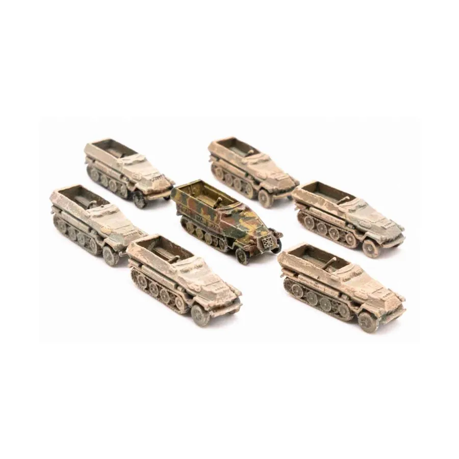 

SdKfz 251 с минометной коллекцией №1, WWII Micro Armour - Germany - Loose Miniatures (1:285)