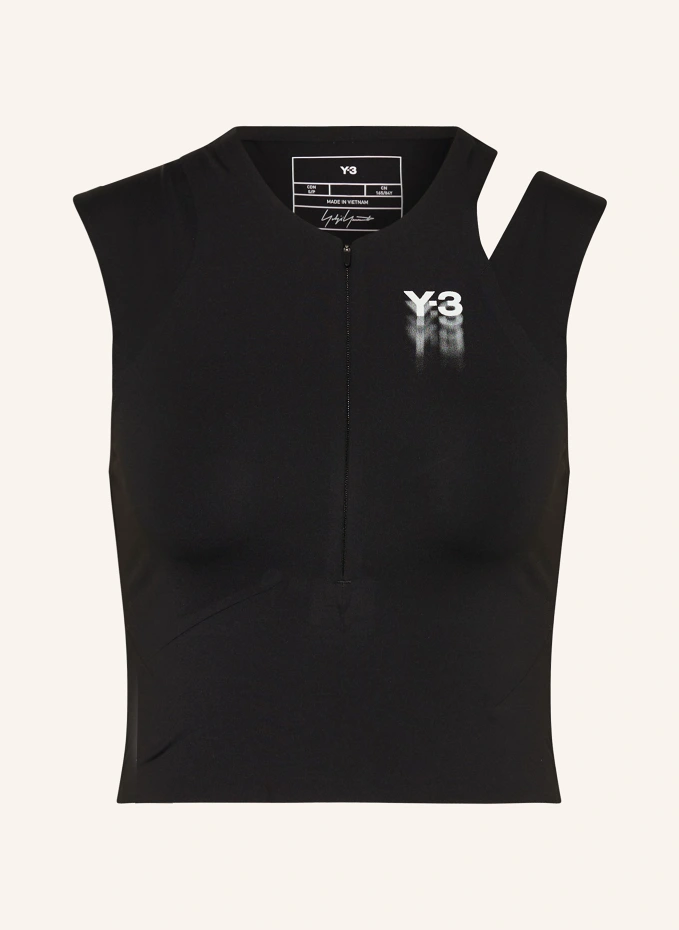 

Топ для бега running Y-3, черный