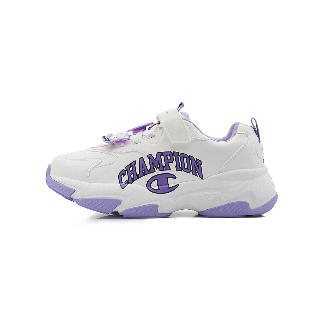 

Детская обувь для активного образа жизни White Purple Kids' Champion Kids, бело-фиолетовая