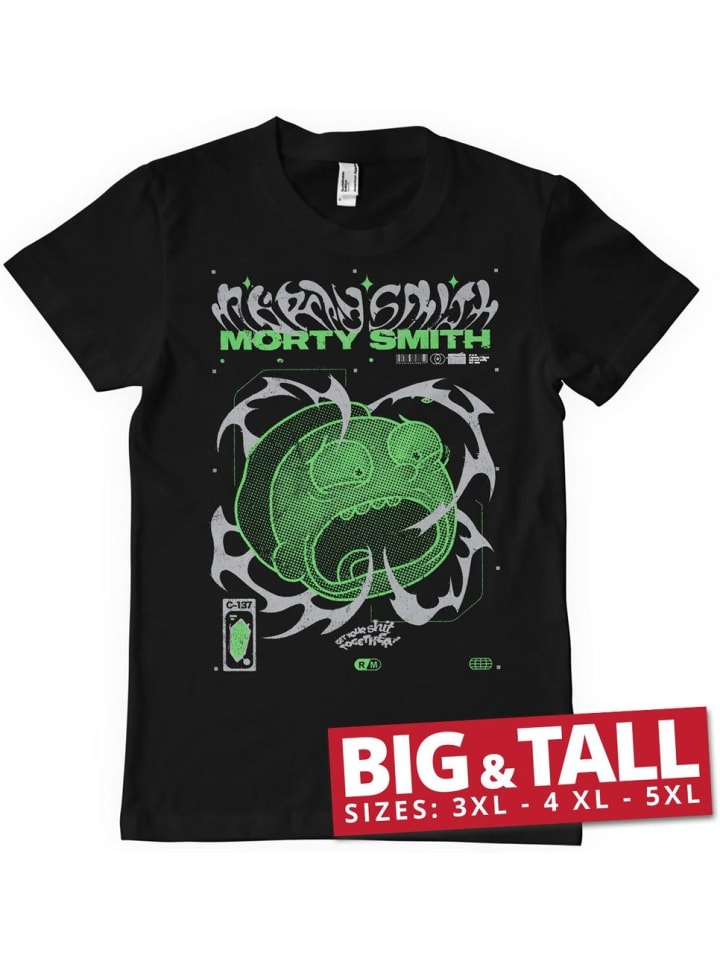 

Футболка Morty Smith Lab Big & Tall T-Shirt Rick and Morty, черный