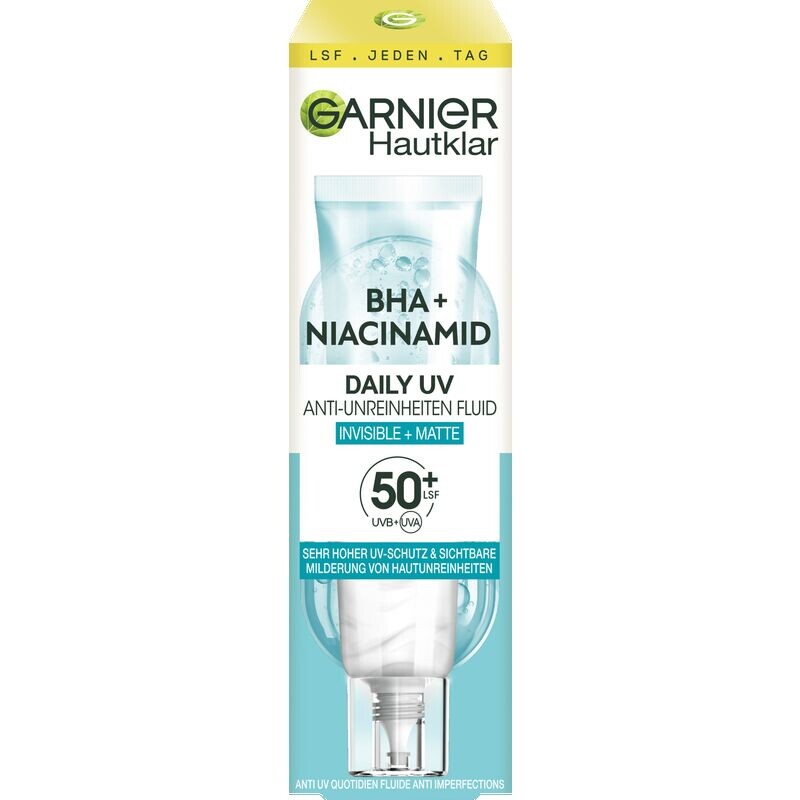 

BHA + ниацинамидный флюид SPF 50+ Garnier, 40 ml