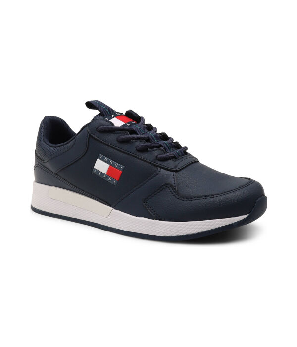 

Кожаные кроссовки flexi runner Tommy Jeans, синий