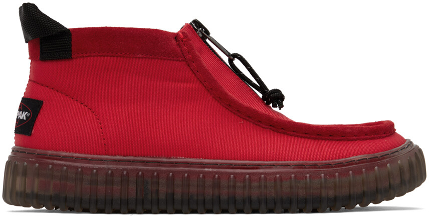 

Красные ботинки Clarks Originals Eastpak Edition Torhill на молнии, Красный, Красные ботинки Clarks Originals Eastpak Edition Torhill на молнии