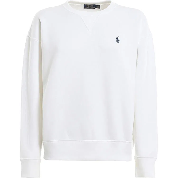 Свитшот с логотипом Polo Ralph Lauren белый