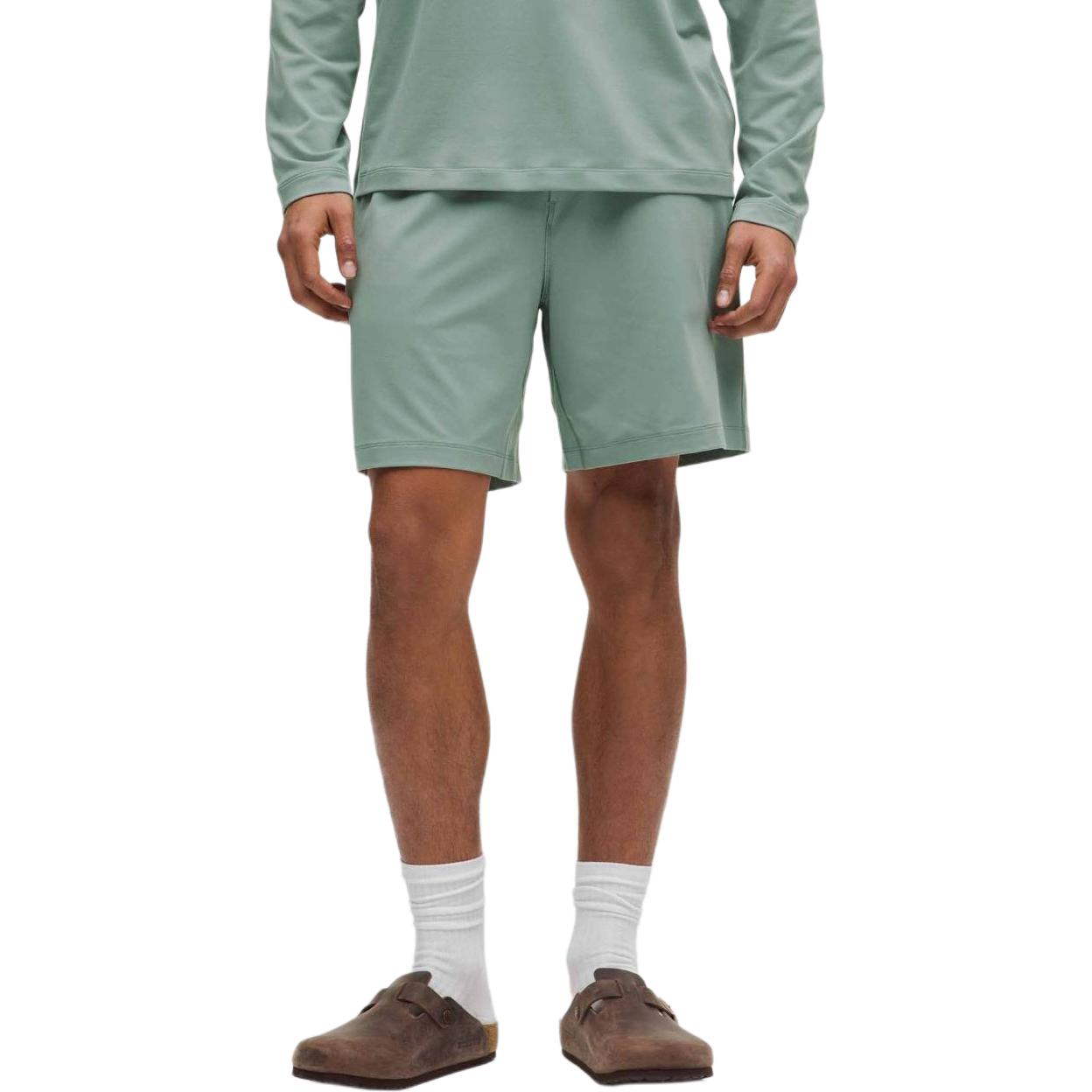 

Мягкие джерси повседневные шорты мужские Lululemon, зеленый