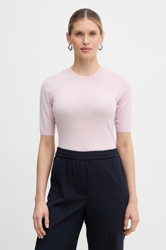 

Шерстяная футболка marea Weekend Max Mara, розовый