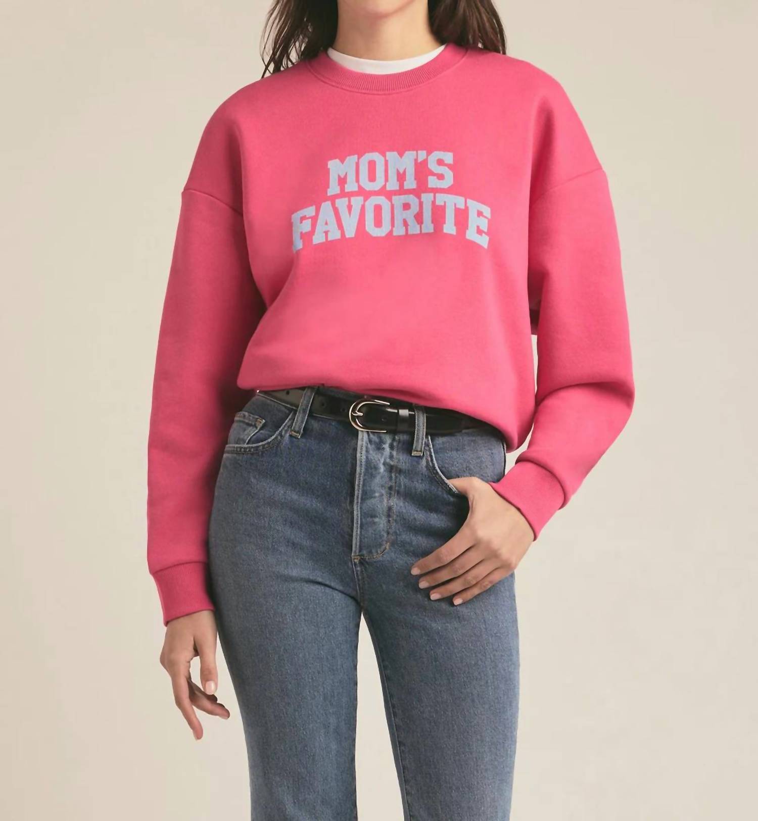 

Favorite Daughter Любимая мамина толстовка цвета свеклы и фиолетового