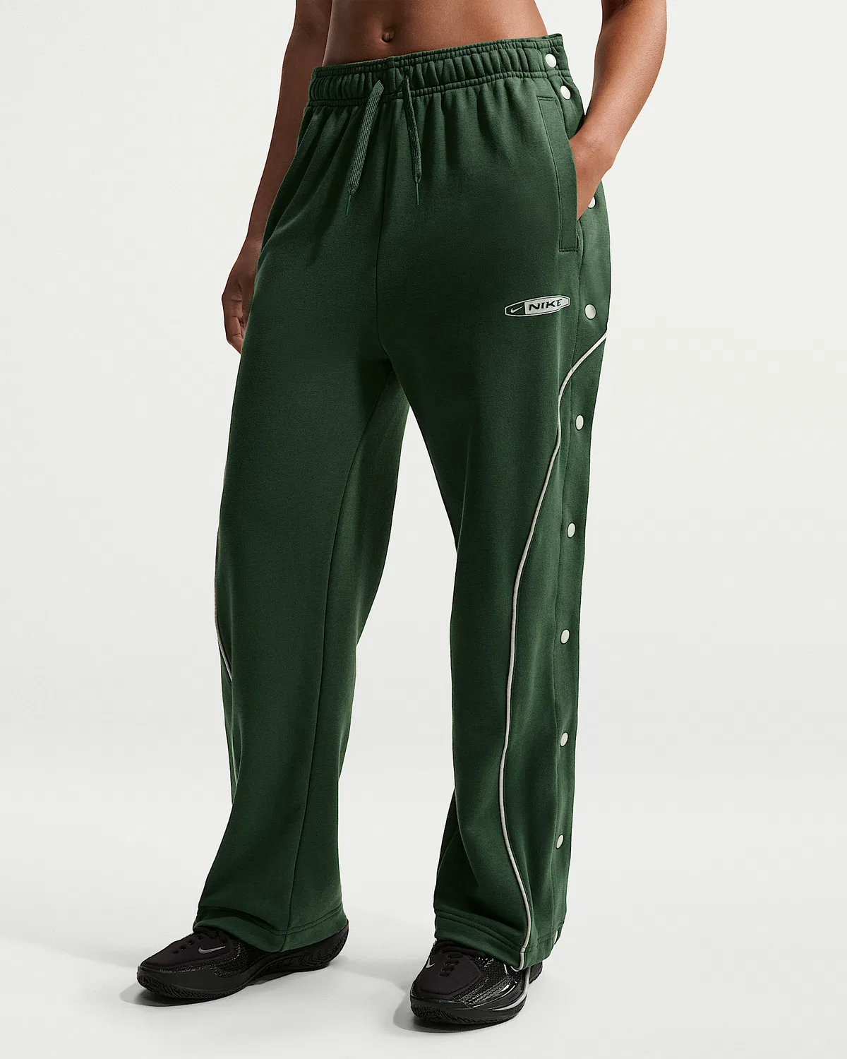 Женские флисовые штаны Nike Tearaway, Fir/Light Silver — фото 2