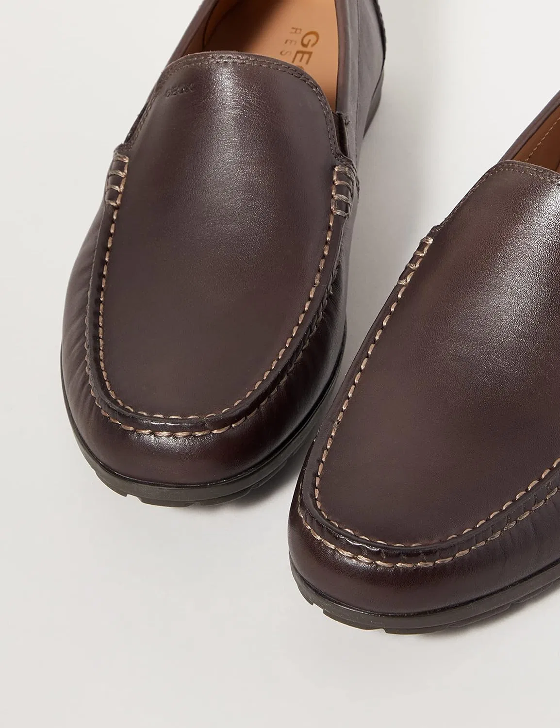 Мужские мокасины Geox U Siron W, Brown — фото 2