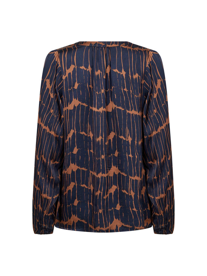 

Блузка SC-Arlette цвета темно-коричневого верблюжьего цвета soyaconcept