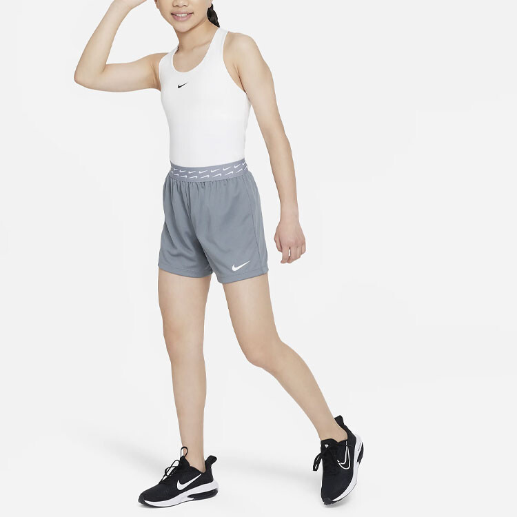 Дети Шорты Nike, серый — фото 3