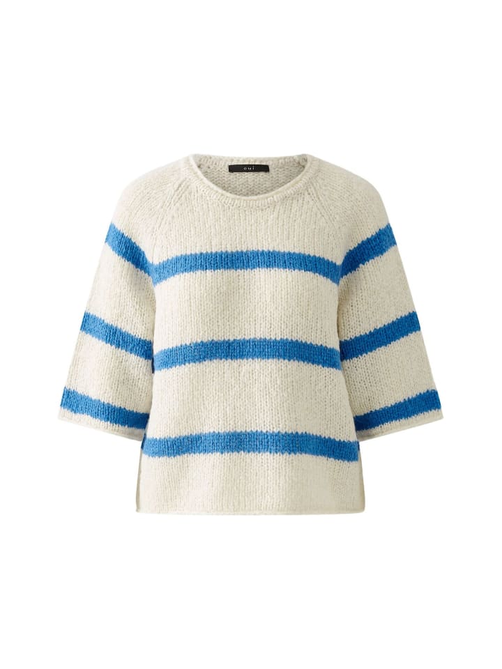 

Пуловер Oui, цвет offwhite blue
