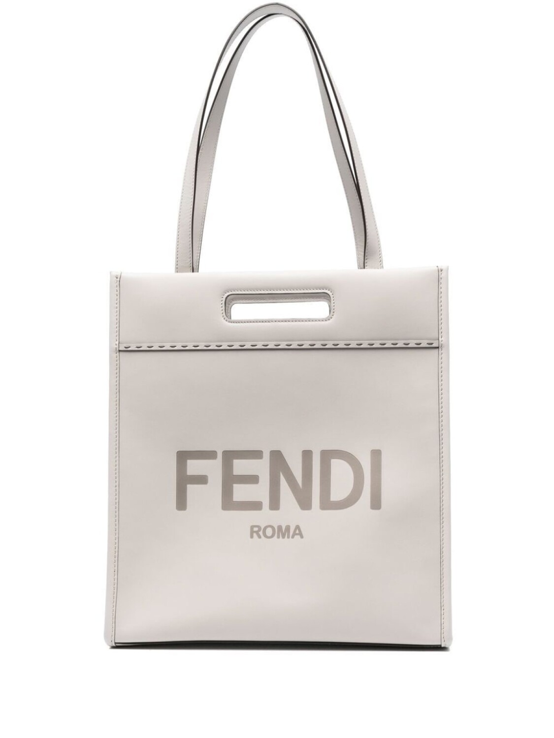 

Сумка-тоут N-S с тисненым логотипом FENDI, серый