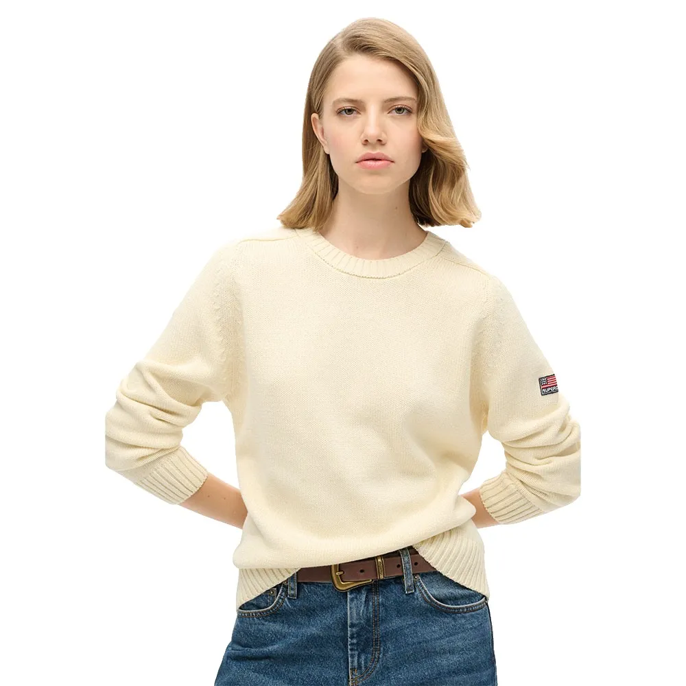 

Свитер Superdry Slouchy, бежевый