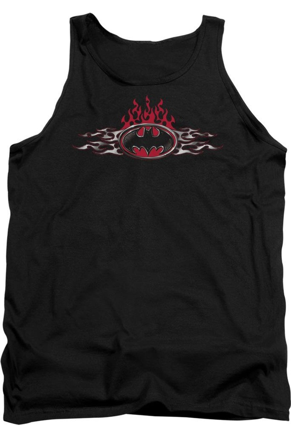 

Майка для взрослых Batman Steel Flames Logo Gildan, черный