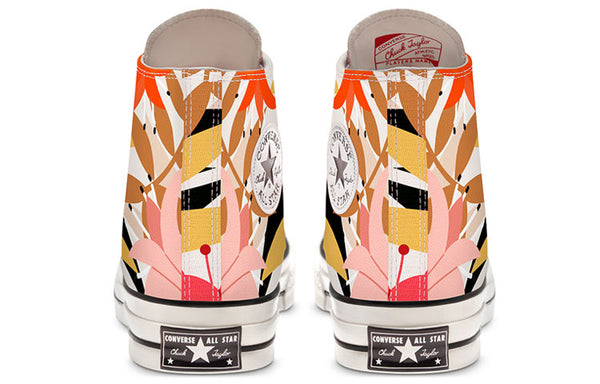 Кроссовки chuck 70 high 'vintage floral - multi-color' Converse, белый — фото 3