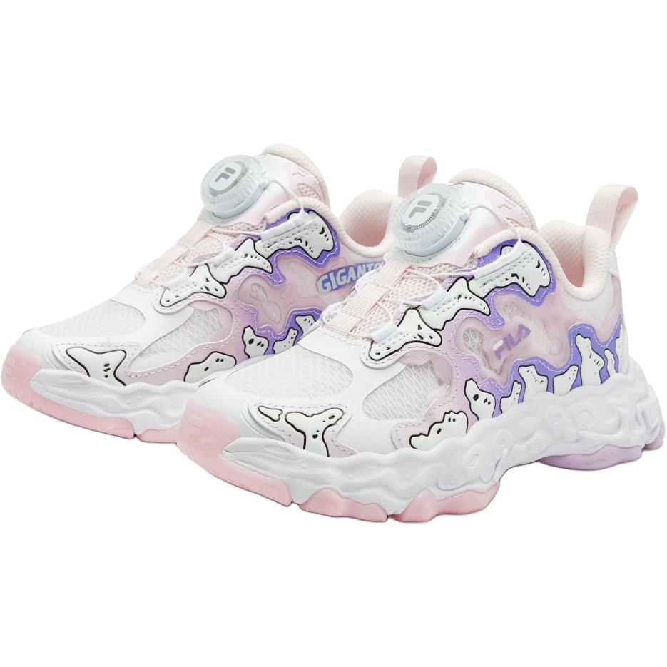 FILA KIDS Легкие амортизирующие низкие детские кроссовки для бега mist soft pink/white для детей 3-7 лет — фото 4