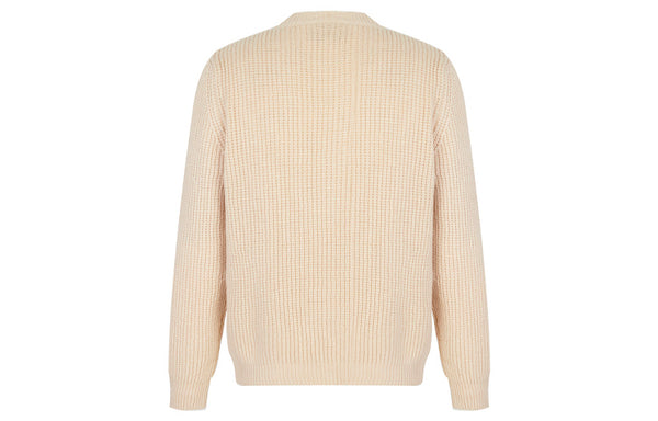 Свитер waffle-knit gg jumper 'beige' Gucci, бежевый — фото 2