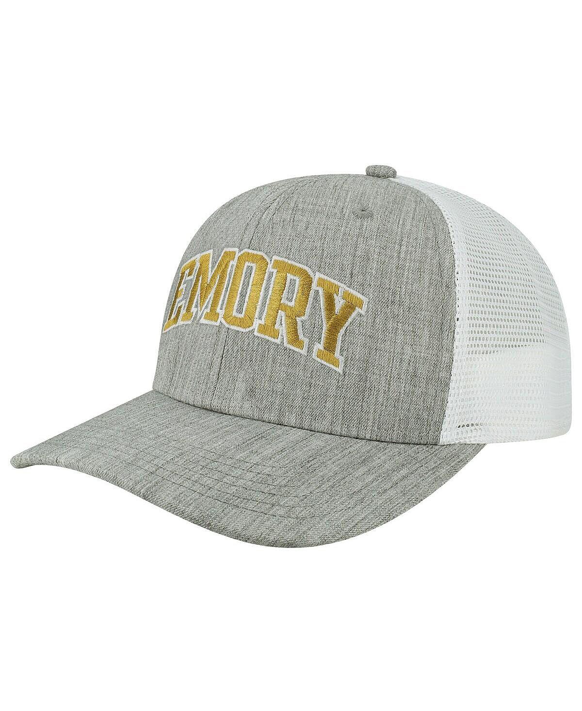 

Мужская кепка Emory Eagles Arch Trucker Snapback серо-серая, белая Legacy Athletic