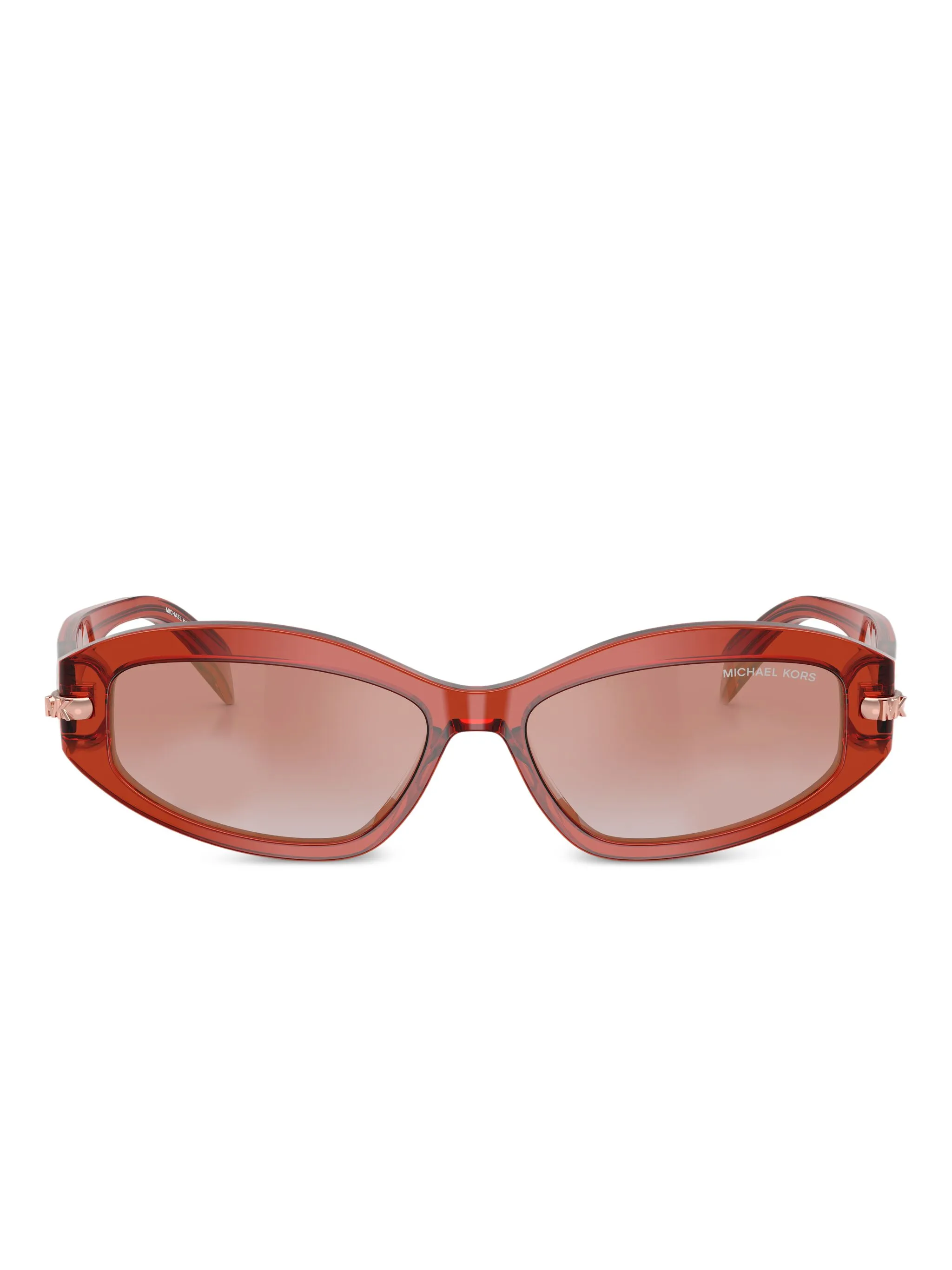 

Солнцезащитные очки в овальной оправе Michael Kors, розовый