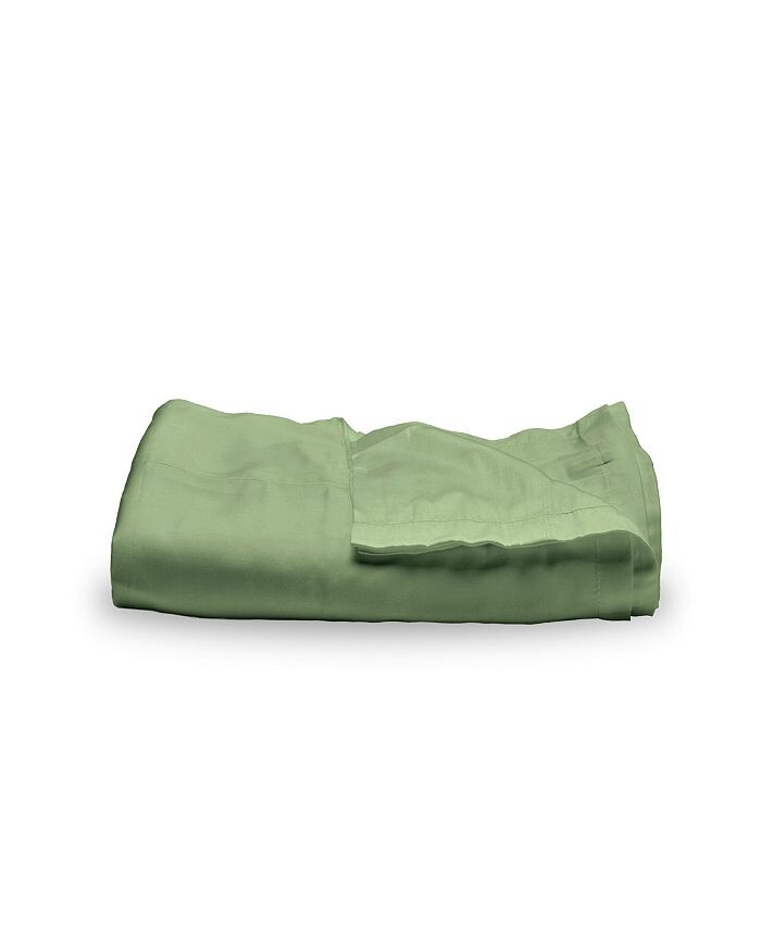 

Ettitude Airy CleanBamboo Плоская простыня из бамбукового сатина+, Queen, зеленый