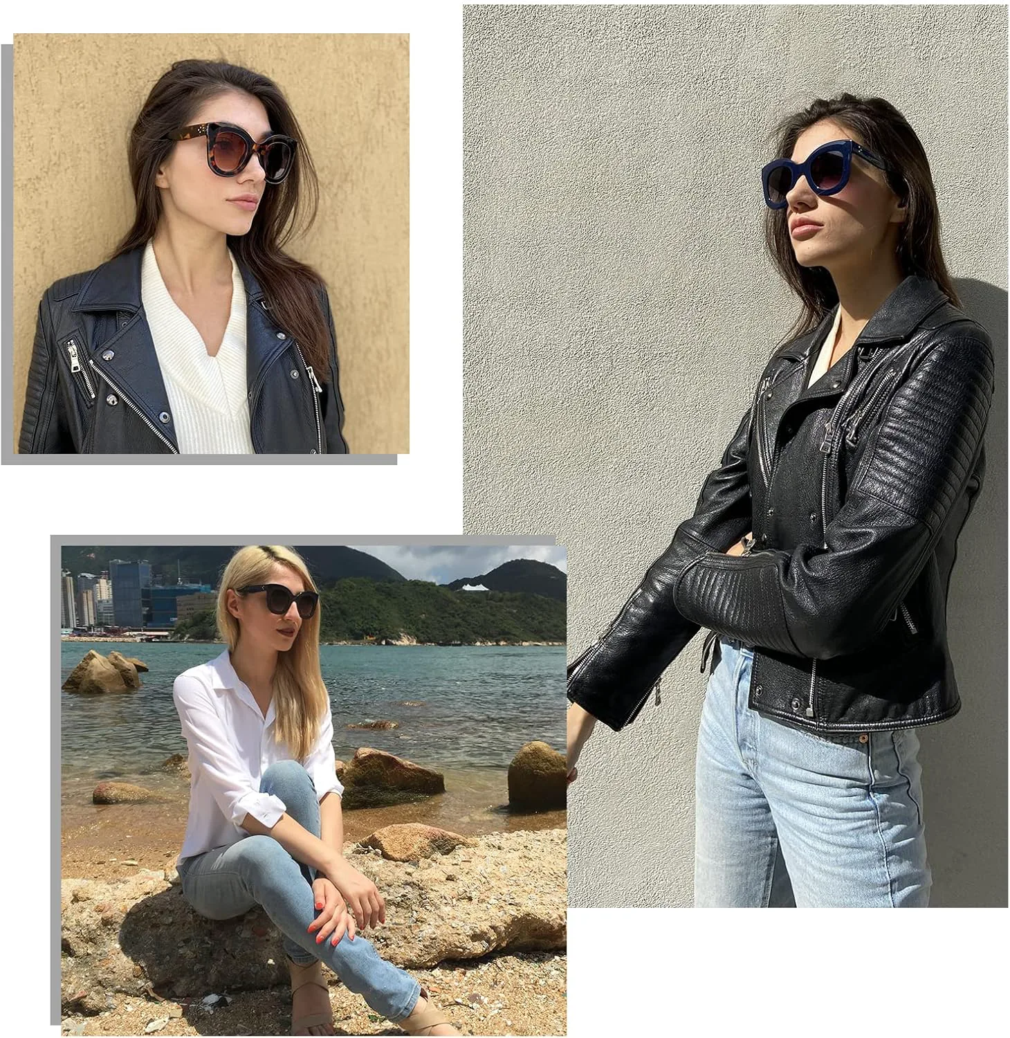 

Модные солнцезащитные очки-бабочки с толстыми линзами и веснушками для женщин, стильные круглые солнцезащитные очки «кошачий глаз» Freckles Mark, American Flag