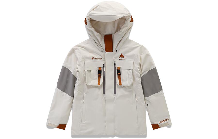 

BURTON Коллекция AIZAWA WIZARDRY GORETEX Лыжный топ унисекс белого цвета