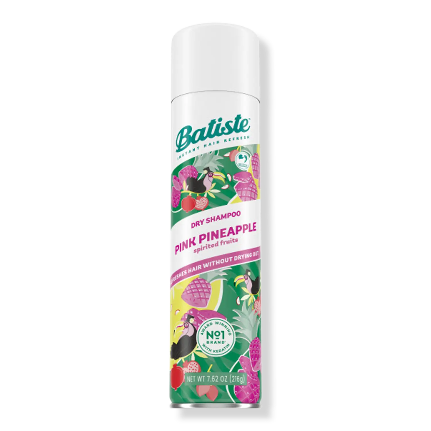 

Сухой шампунь Розовый ананас - фруктовый и беззаботный. Batiste, 7.62 oz