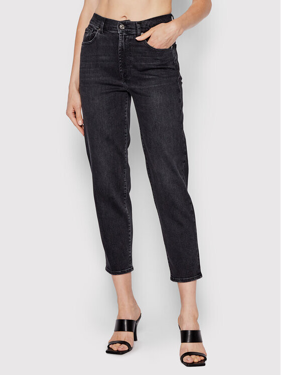

Джинсы свободного кроя 7 For All Mankind, черный
