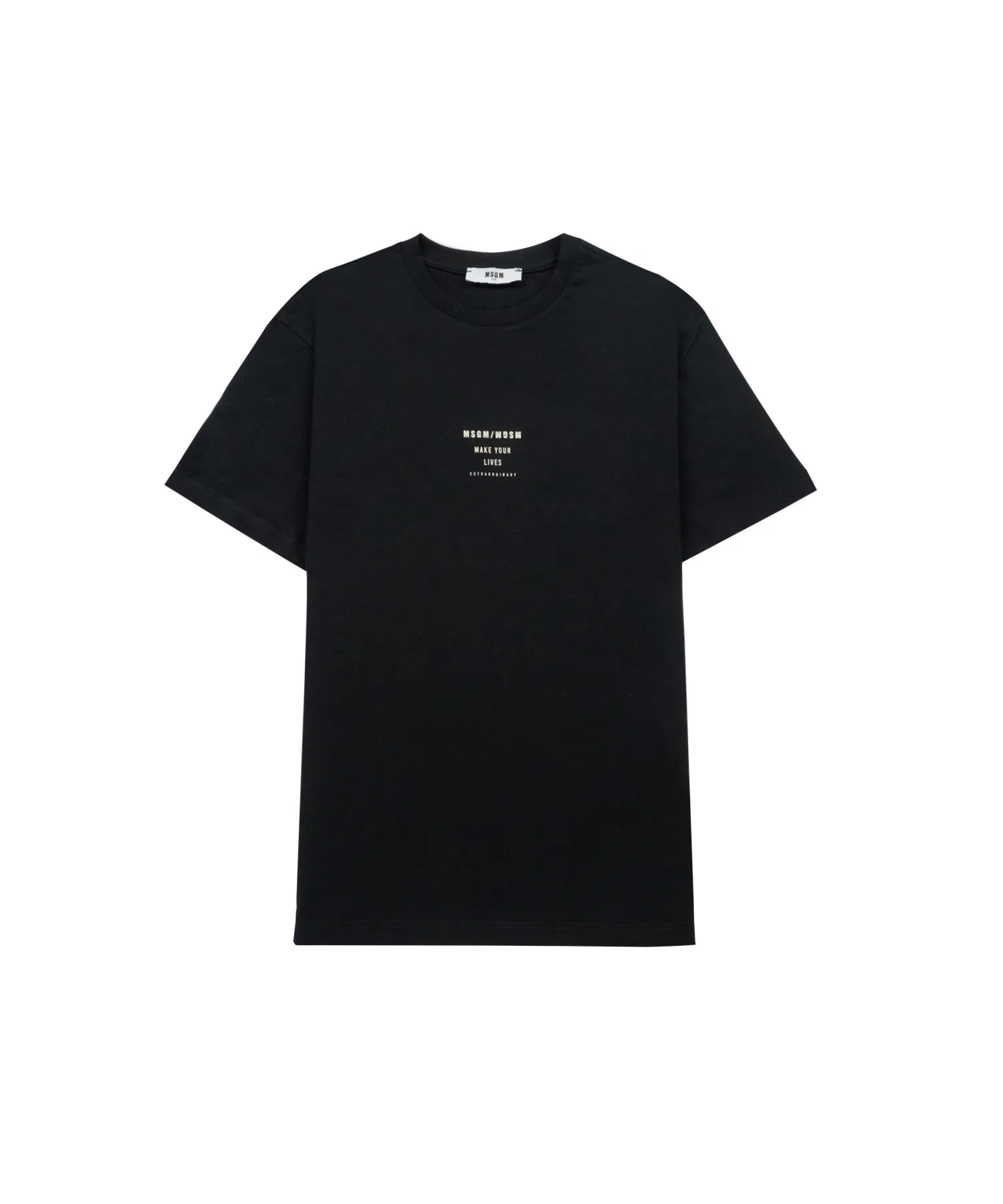 Детская футболка MSGM KIDS с круглым вырезом