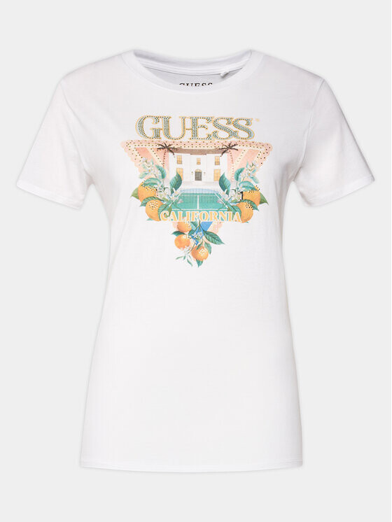 

Футболка стандартного кроя Guess, белый