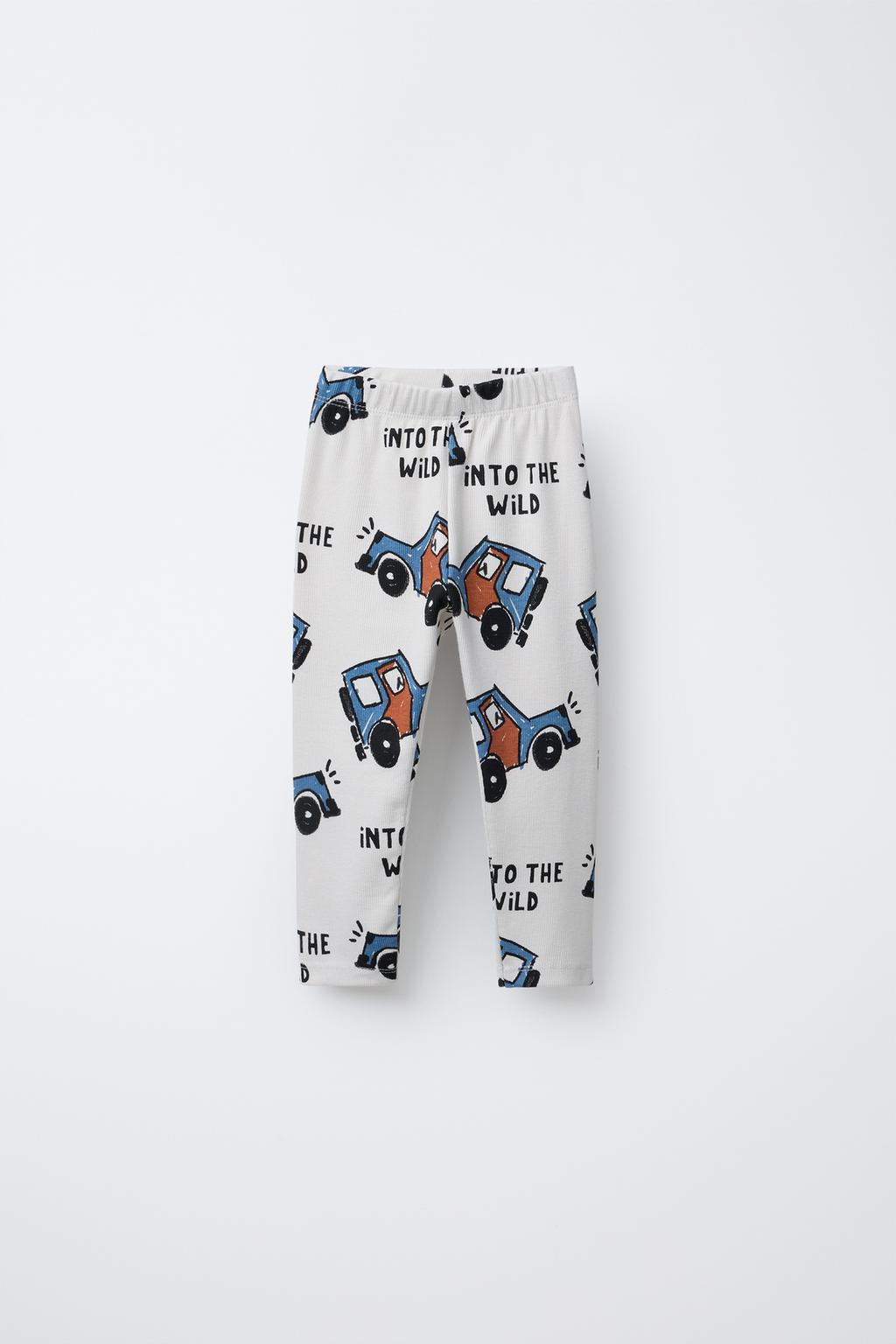

Леггинсы с автомобильным принтом ZARA, цвет Blues