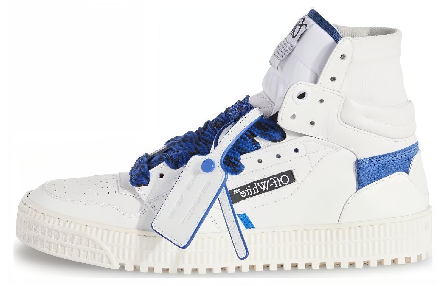 

Кроссовки OFF-WHITE 3.0 Off Court Leather Sneakers, белый/синий