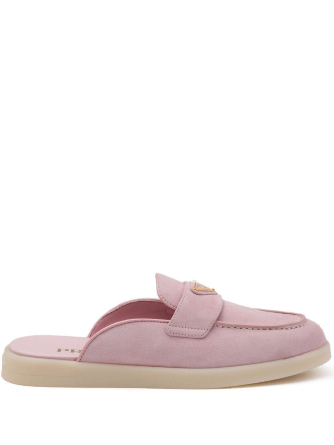 

Prada мюли с логотипом, розовый
