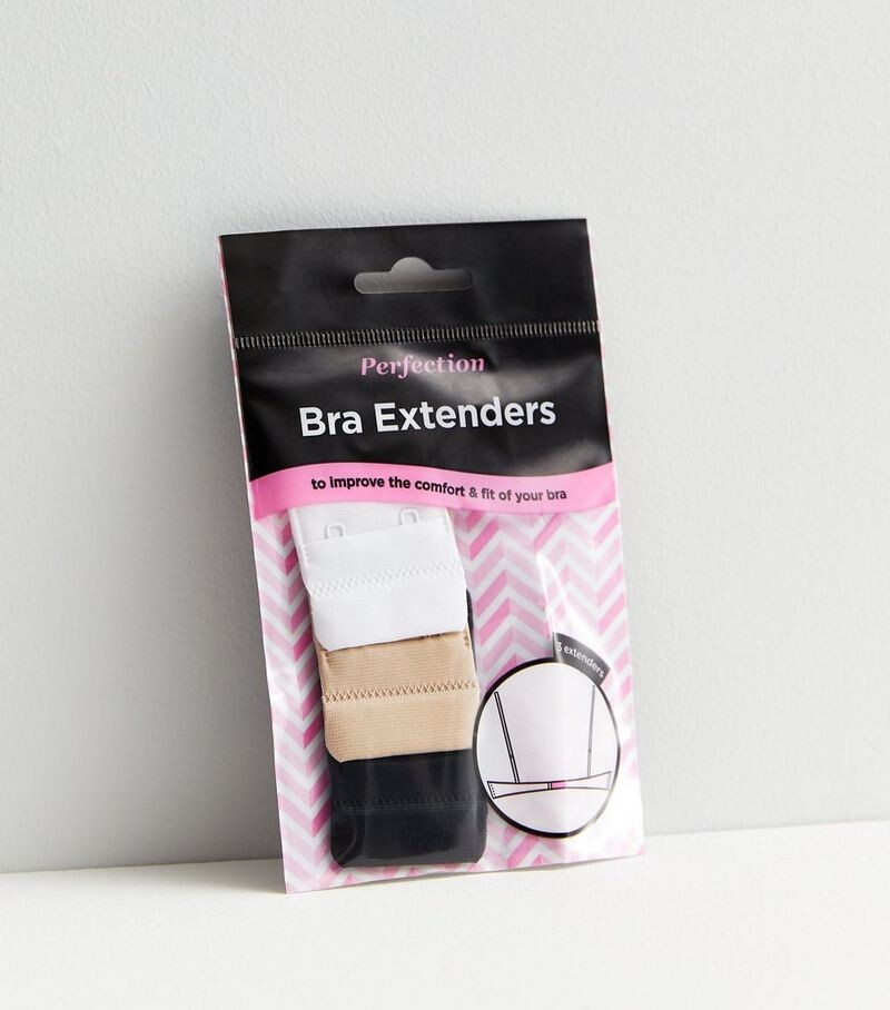 

Perfection Beauty Набор из 3 черных, белых и коричневых наполнителей для бюстгальтера New Look, черный