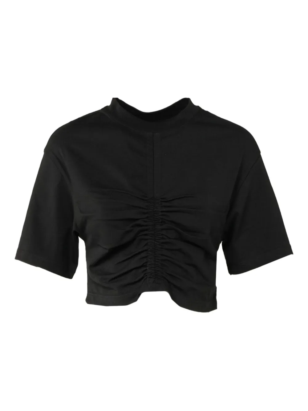 

Топ со сборками Semicouture, черный