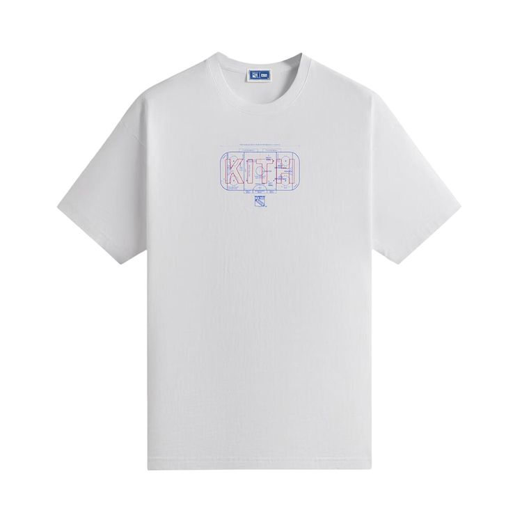 

Футболка Kith x New York Rangers Rink Vintage Tee 'White', белый