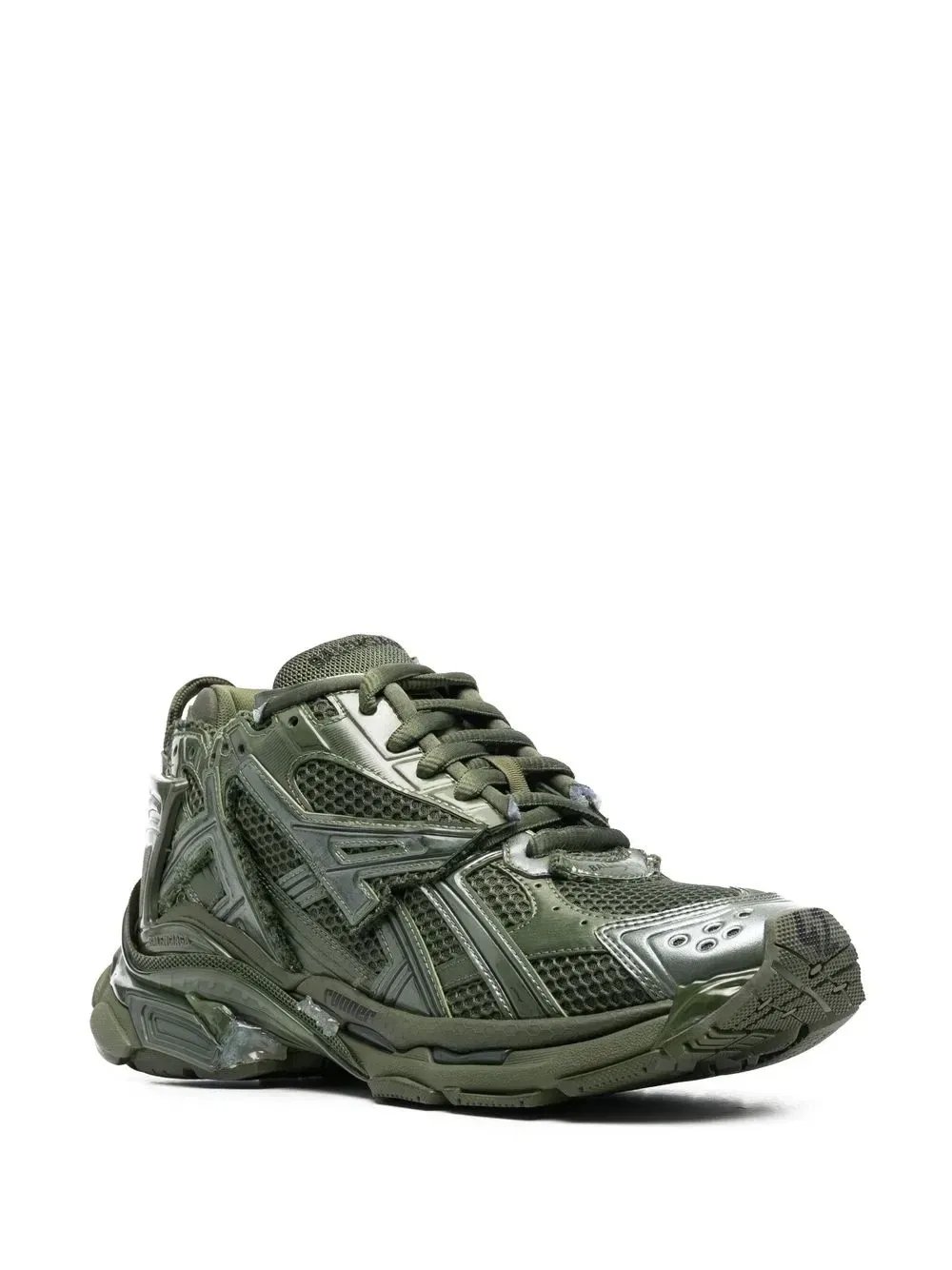 Кроссовки Monocolour Runner Balenciaga, зеленый — фото 2