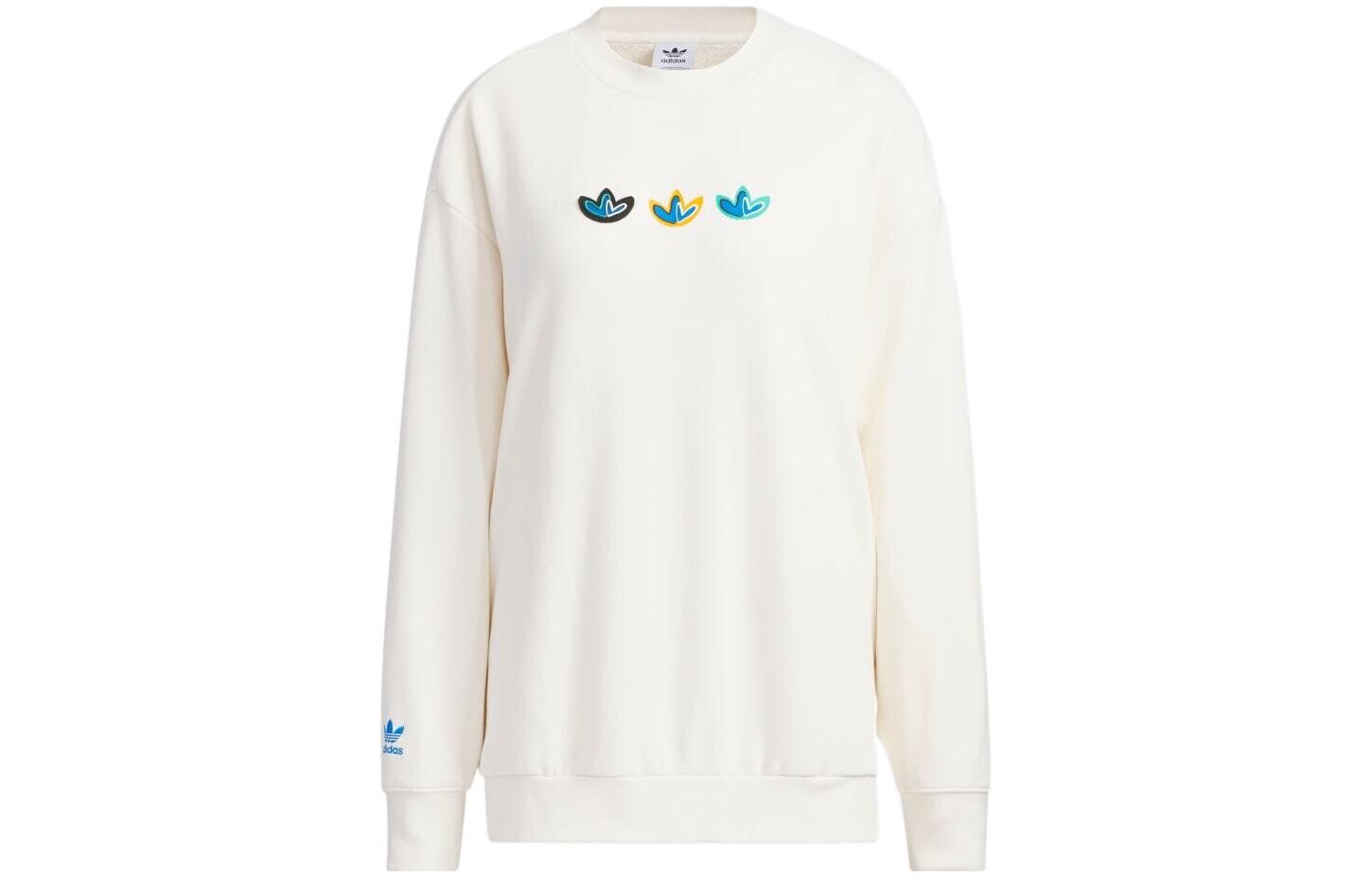 

Коллекция ко Дню святого Валентина Толстовка женская белая Adidas Originals