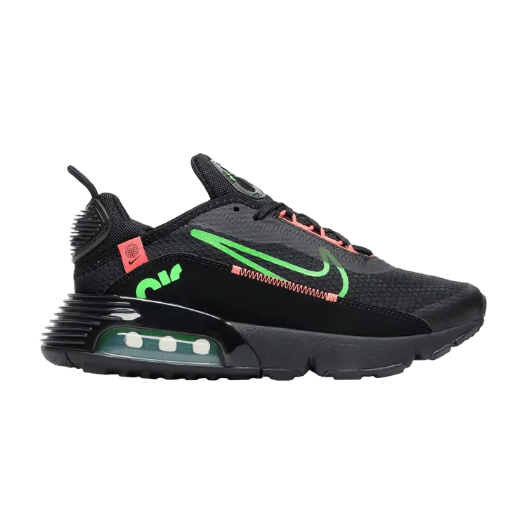 

Кроссовки Nike Air Max 2090 GS 'Black Green Strike Crimson', черный