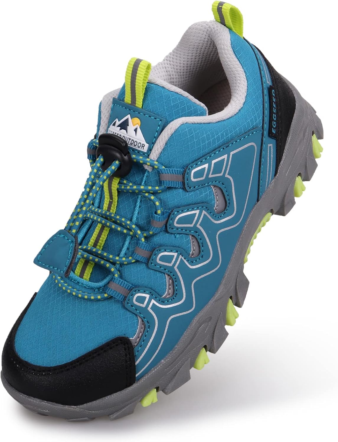 

Водонепроницаемые, противоскользящие кроссовки для походов и бега для мальчиков и девочек (для детей младшего и старшего возраста) Eggseed, небесно-голубой
