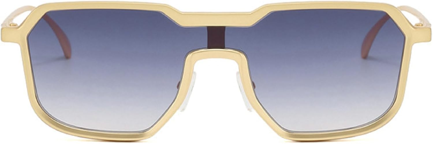 

Крупные квадратные солнцезащитные очки-пилот для мужчин и женщин, винтажные, в большой оправе, цельные, с металлическим каркасом и градиентным переходом цвета mincl, Gray