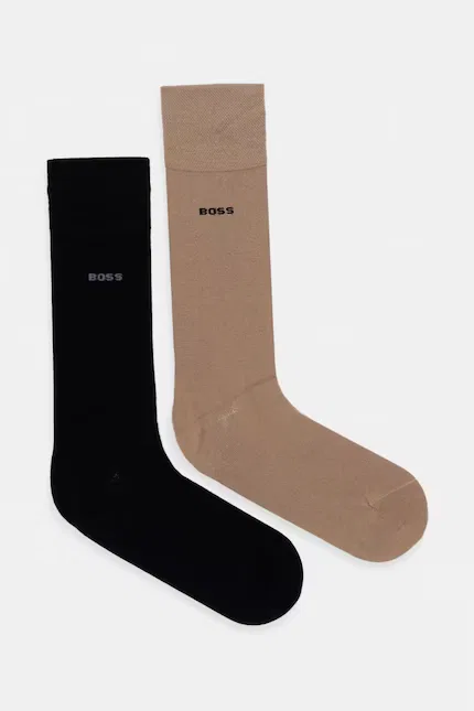 Носки 2P RS Bamboo 2 шт BOSS, бежевый
