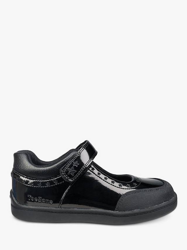 

Летние школьные ботинки Patent Rip Tape с технологией Ortholite ToeZone, Black