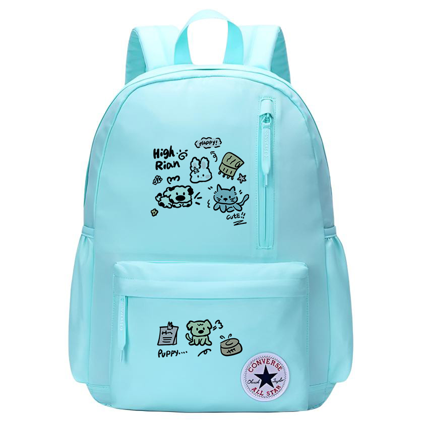 

Converse Полиэстеровый рюкзак унисекс Aruba Blue, Cute little animals