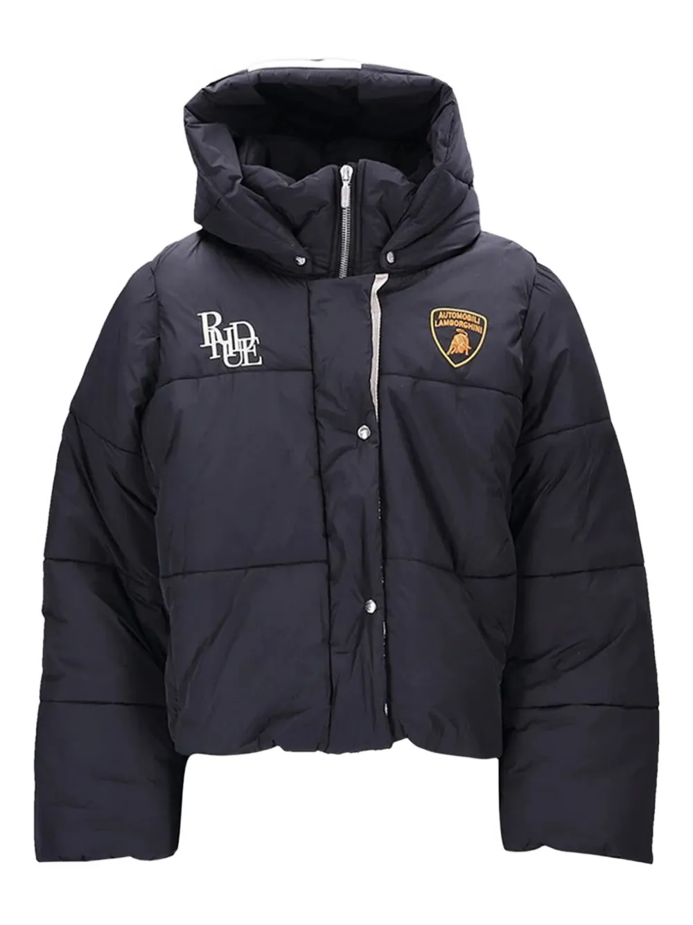 

Пуховик с логотипом из коллаборации с Automobili Lamborghini RHUDE, синий