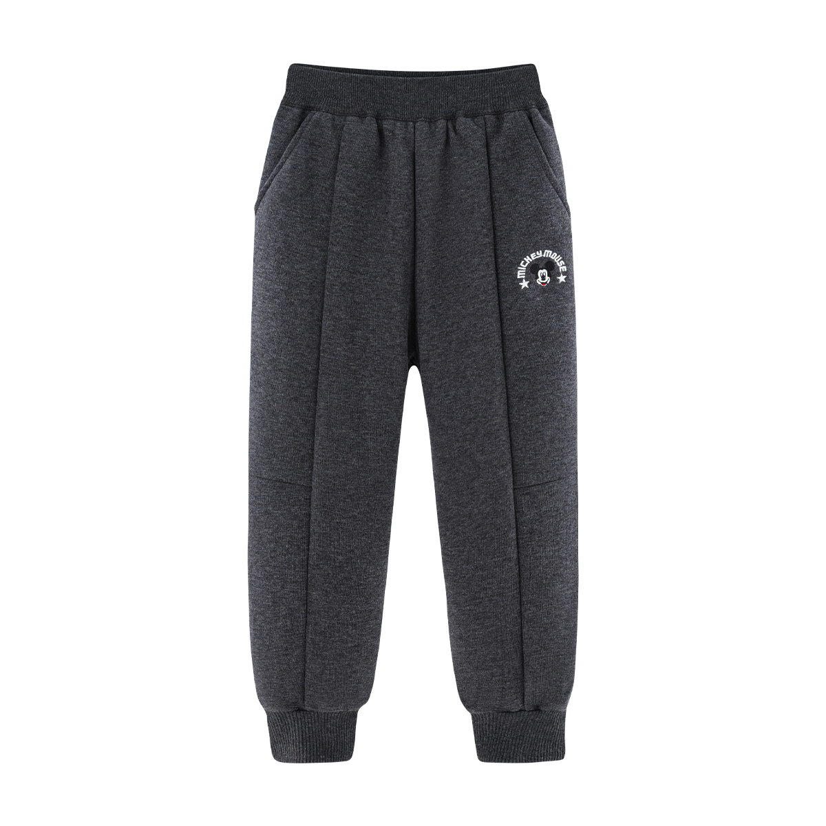 

Детские вязаные спортивные штаны dark heather gray Disney, серый