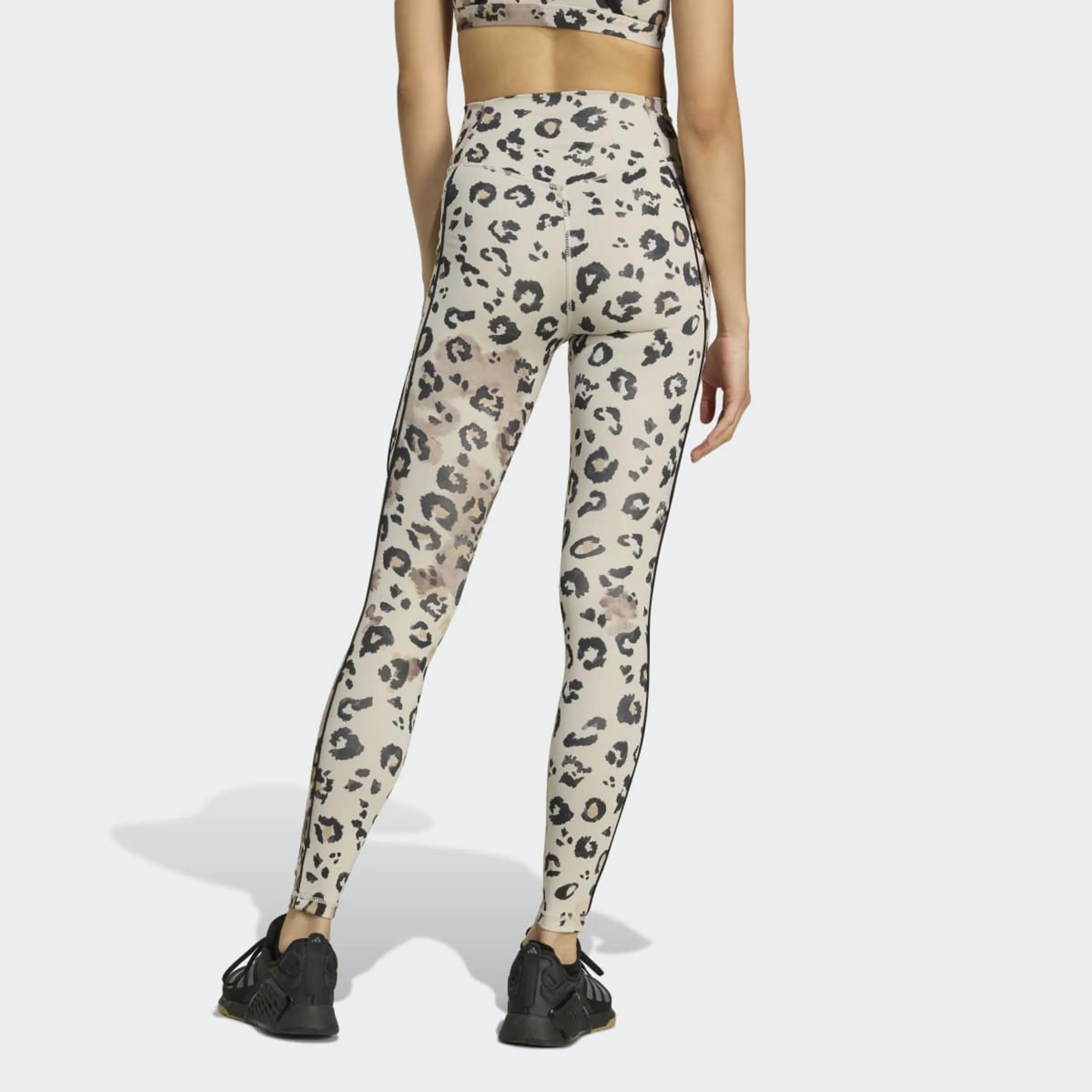 Женские леггинсы Optime Essentials Full Length Adidas, серый — фото 2